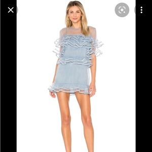 Wyatt dress in Vintage blue by Tolarosa